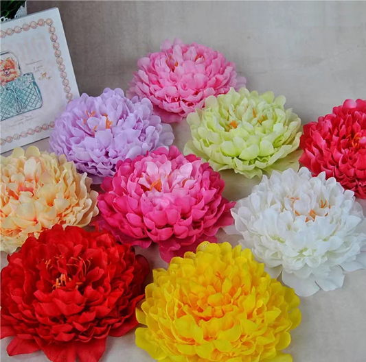 Simulação Peônia Flor , Exibição De Janela 18cm PE Artificial  e Adereços Fotográficos