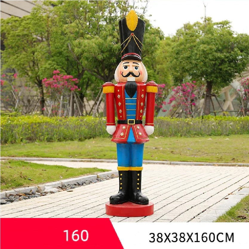 Quebra Nozes Natal Soldado Natal 45CM*40CM*180CM Grande Luzes Enfeite Shopping