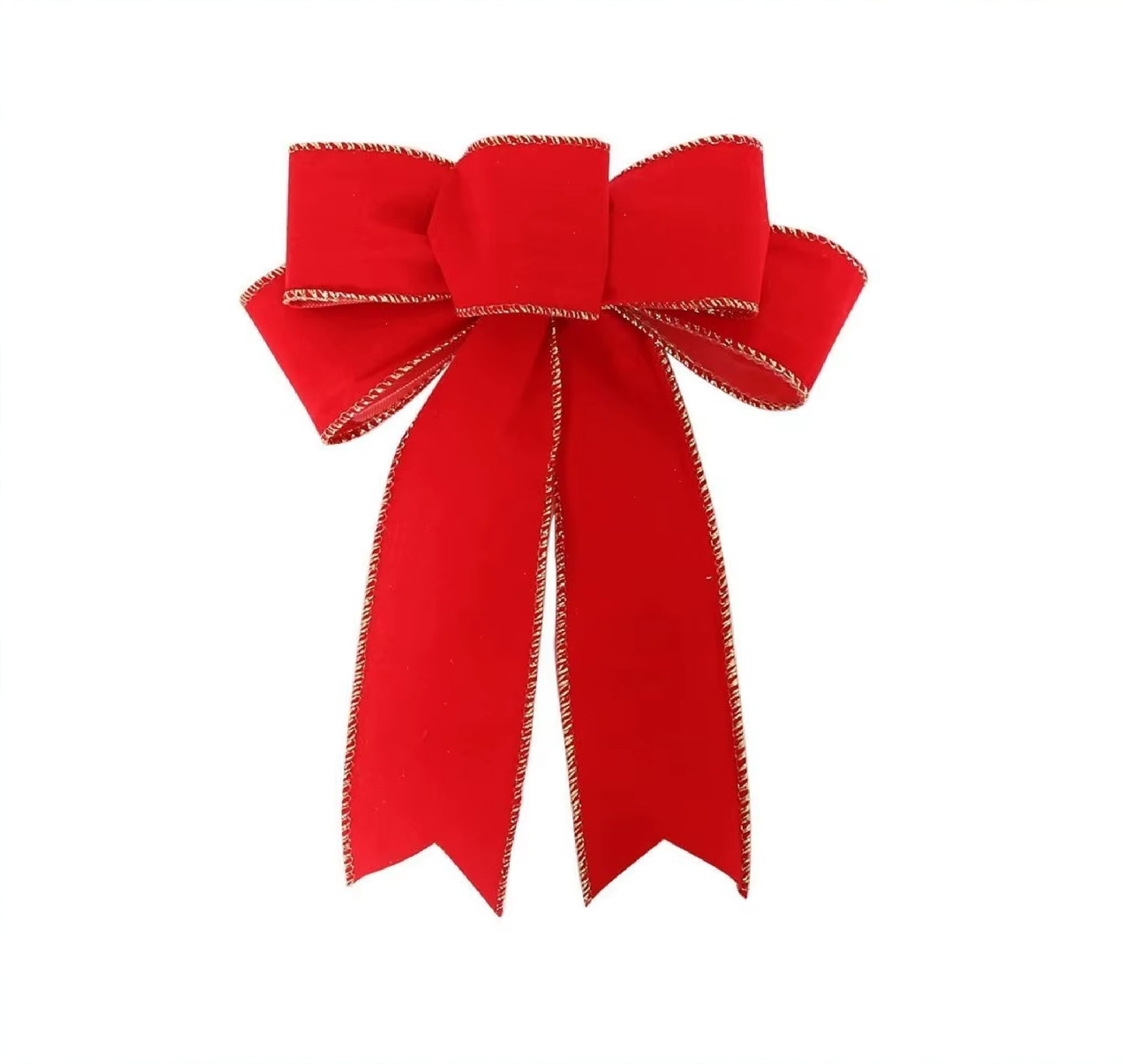 Fita de Laço de Natal Decorações de Natal 24cm*15cm*15cm Fita de Árvore Natal Laço