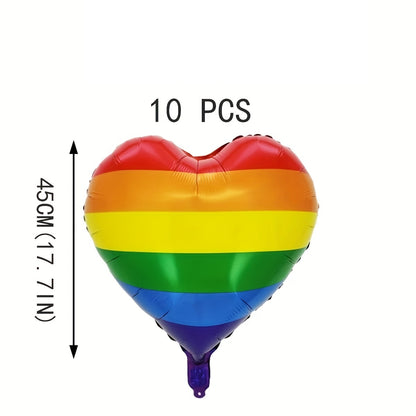 Balões de festa 10 peças | Balões coloridos sortidos de 10 pol. | Pacote de balões de látex