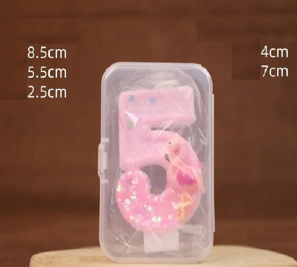 Velas de aniversário, velas numéricas para bolos de aniversário com borboleta e velas