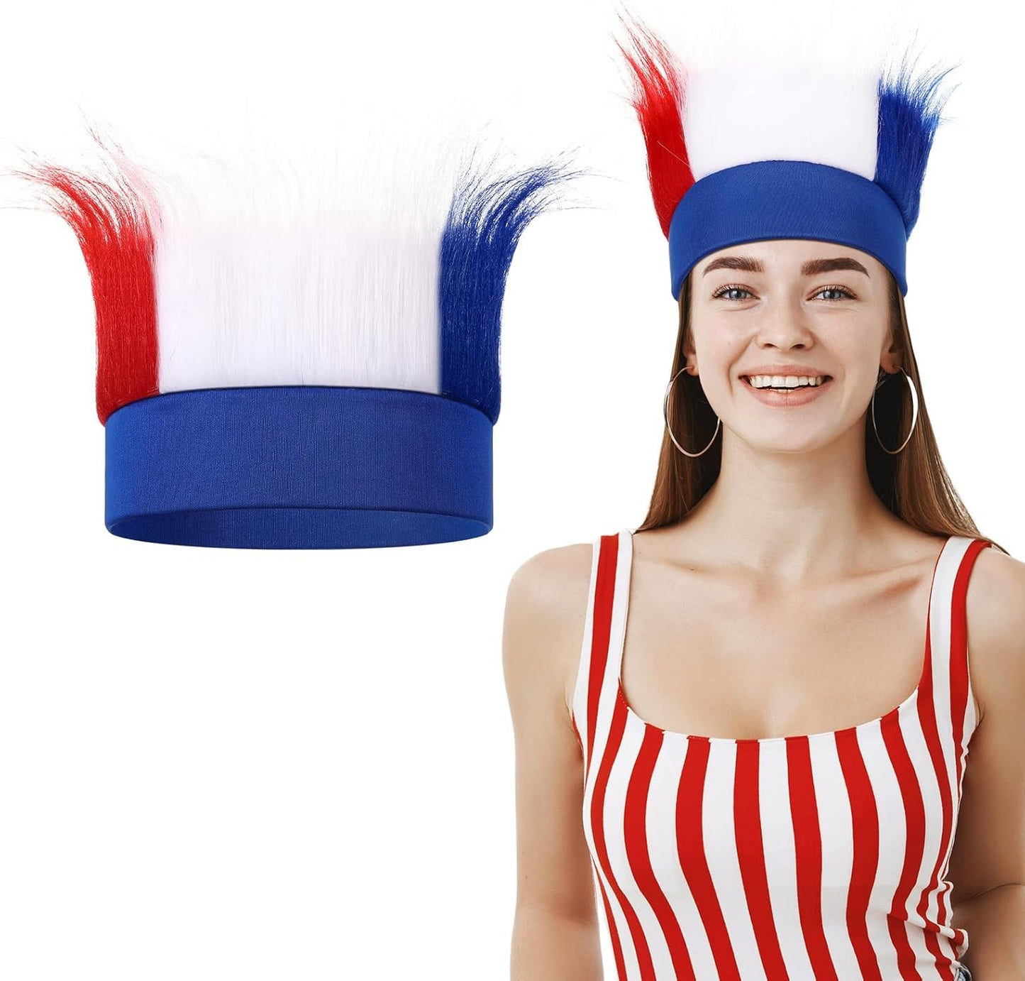 Copa do Mundo Tiara cabelo maluco copa , acessório de fantasia para mulheres, homens