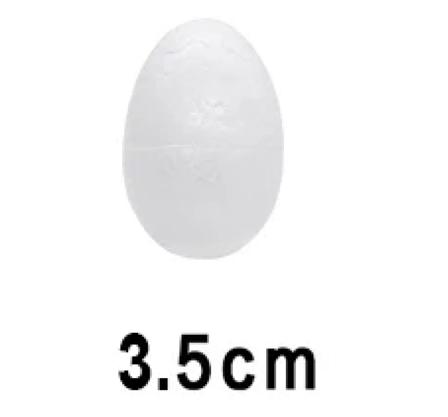 Ovos de isopor em forma de ovo, 20 peças, bolas de espuma de 7cm, ovos de isopor 9cm