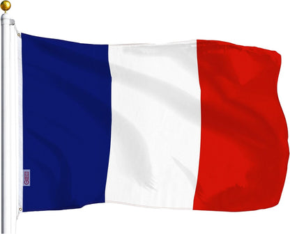 Bandeira Francesa França Copa do Mundo | 9,5 x 1,5 m | Impresso Poliéster | Bandeira país