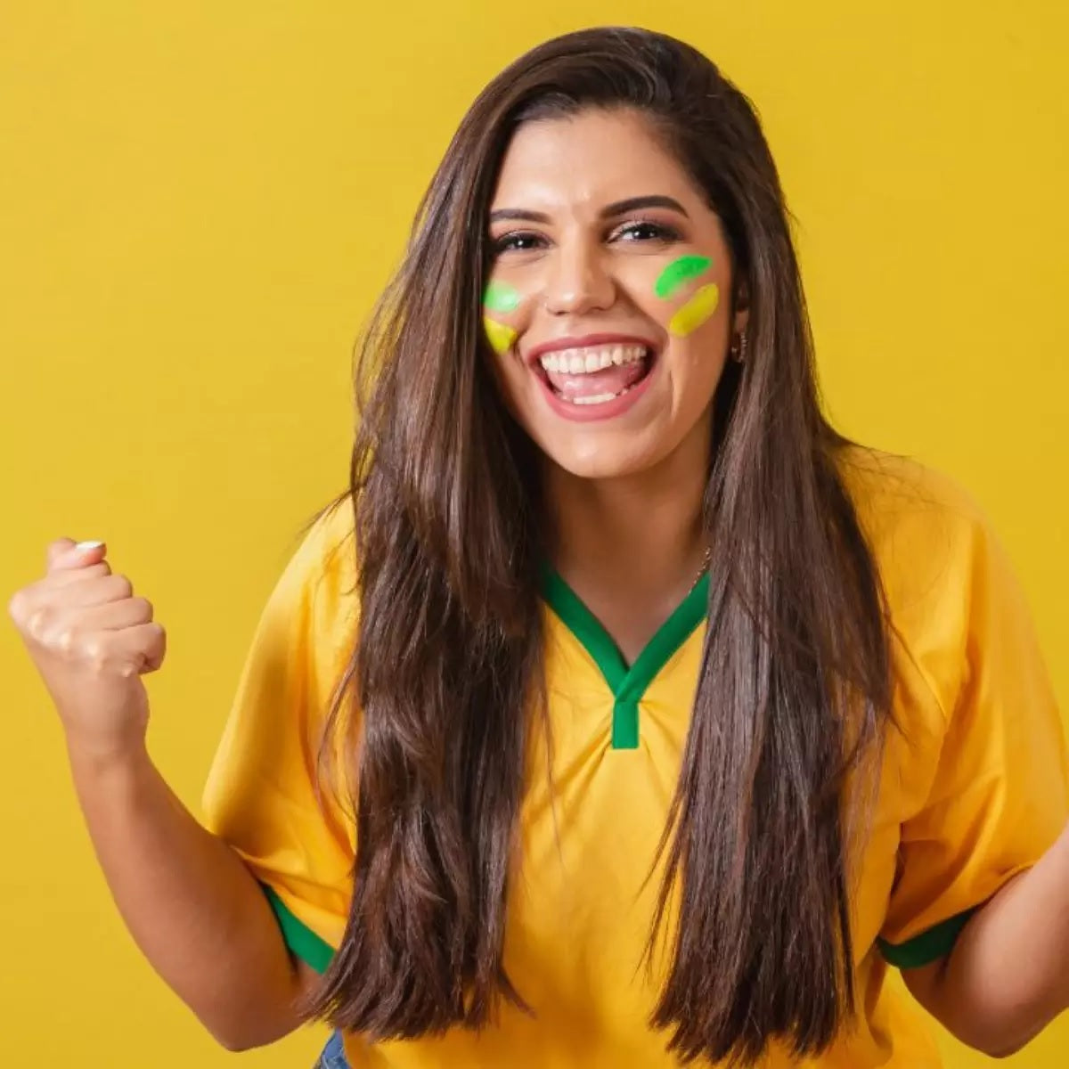 Bastão de tinta facial Cor Preto/Verde/Marrom., lavável e suave para a pele, combinação