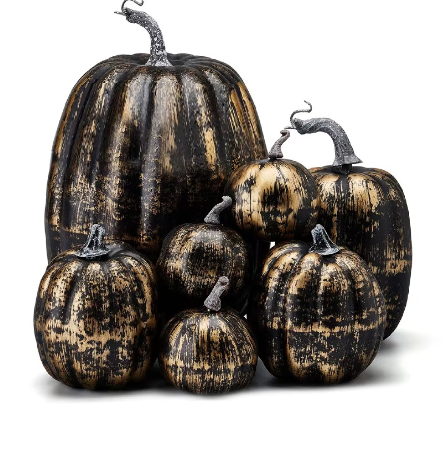 Abóbora Halloween 7 Peças Simulação de Abóbora Artificial Artesanato Colheita Halloween