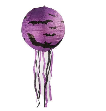 Lanterna de Papel Caveira de Terror, Aranha, Abóbora, Lanterna de Papel Halloween