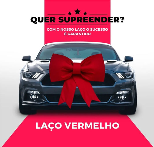 Fita De Laço De Carro Vermelho Grande, Faça Você Mesmo Laço Tamanho Grande Esponja