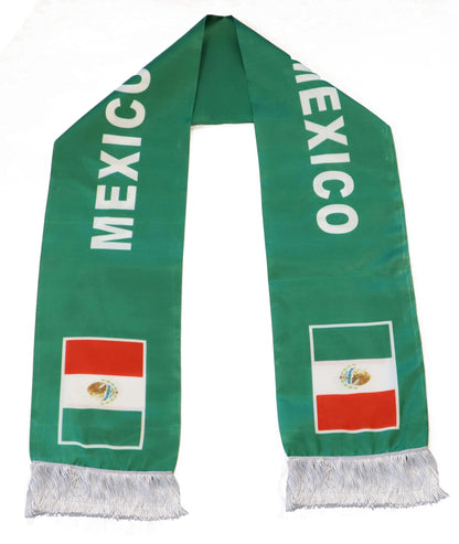 Cachecol para os torcedores Copa do Mundo México da Seleção Mexicana de Futebol Copa