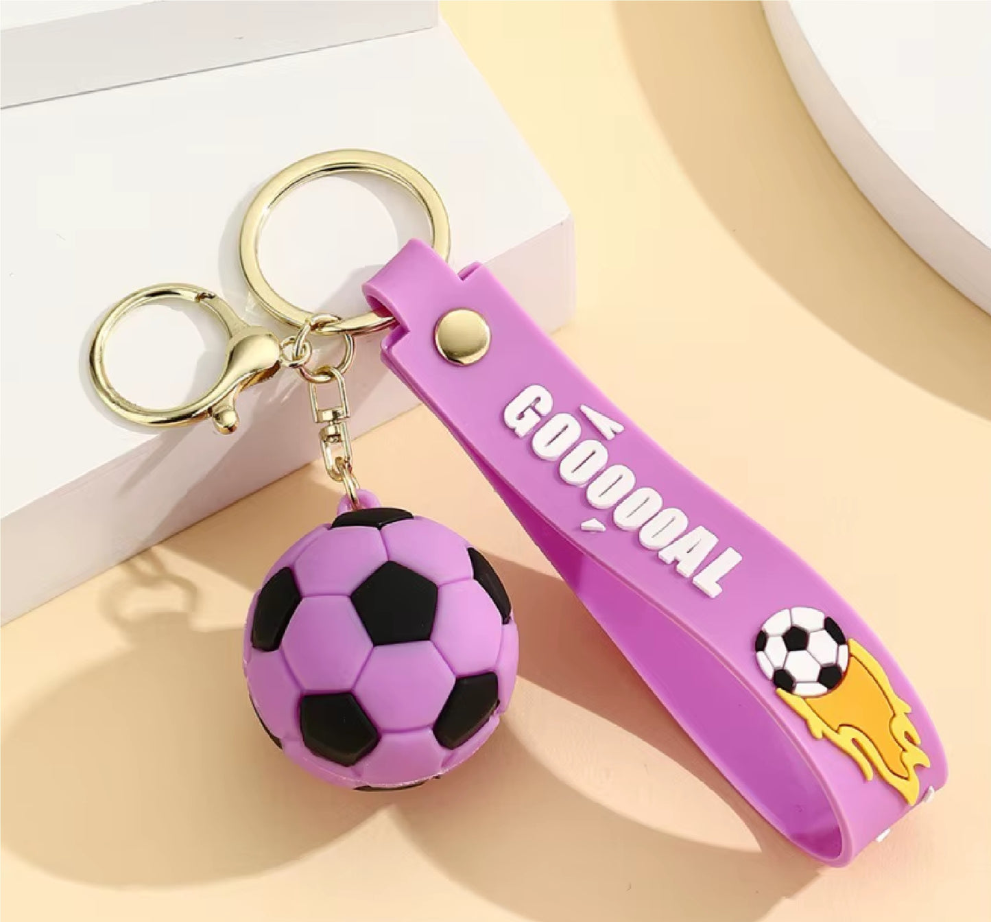 Chaveiro de futebol Copa do Mundo Chaveiro de Futebol Mini Bolas de Futebol - Chaveiro