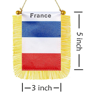 Bandeirinhas Copa do Mundo França Pacote com 1 bandeiras para pendurar da França