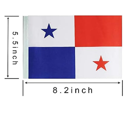 Bandeirinhas Copa do Mundo Cordão de bandeira Panamá, bandeiras pequenas, nacionais