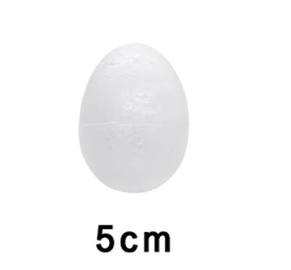 Ovos de isopor em forma de ovo, 20 peças, bolas de espuma de 7cm, ovos de isopor 9cm