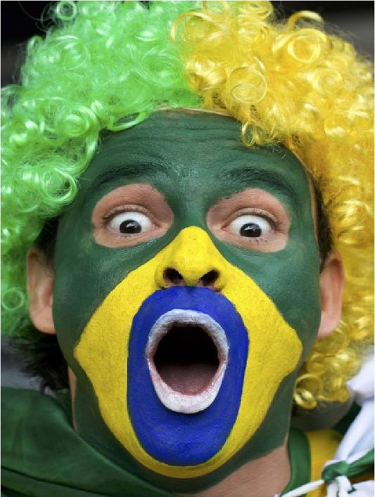 Caneta rosto Copa do Mundo torcida, caneta maquiagem pintar uma bandeira no rosto