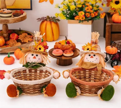 Decoração de espantalho Festa Junina  do festival da colheita, boneca pelúcia espantalhos