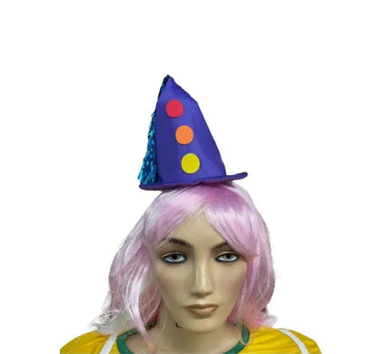 Chapéu De Dublado Colorido Para Fantasia De Palhaço Infantil