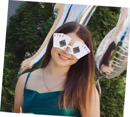 Óculos De Sol De Poker Da Moda e Las Vegas cassino noite baralho tema decoração