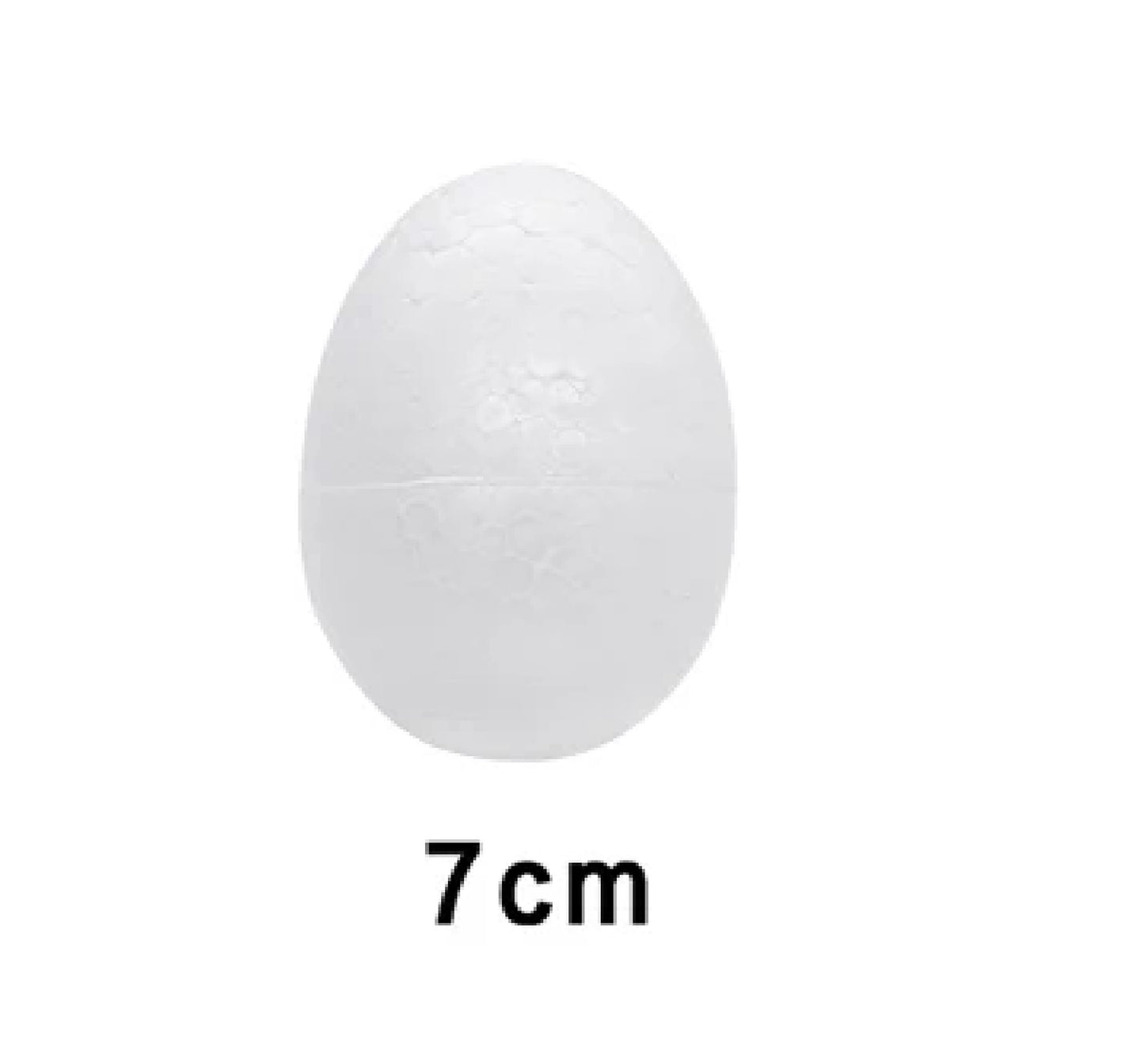 Ovos de isopor em forma de ovo, 20 peças, bolas de espuma de 7cm, ovos de isopor 9cm