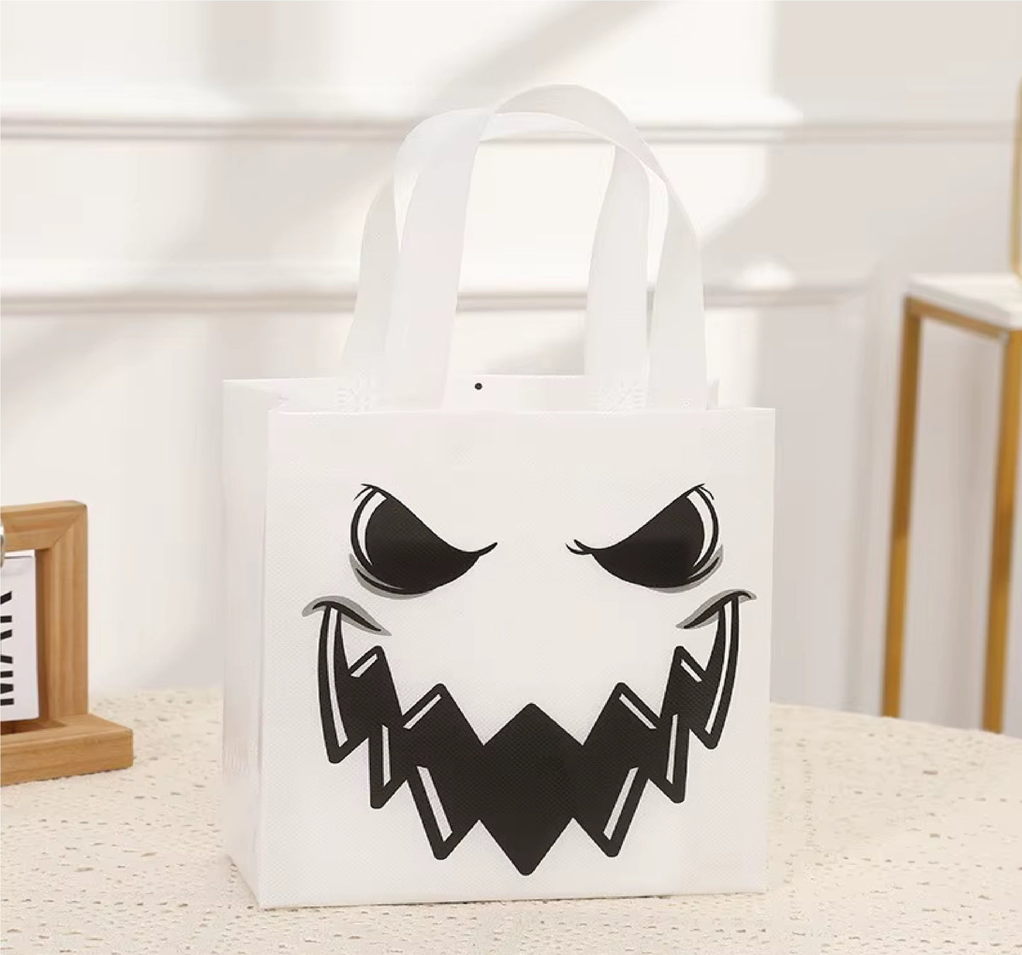 Sacolas de Doces de Halloween Sacolas de Presente Reutilizáveis Gato, Fantasma, Vampiro