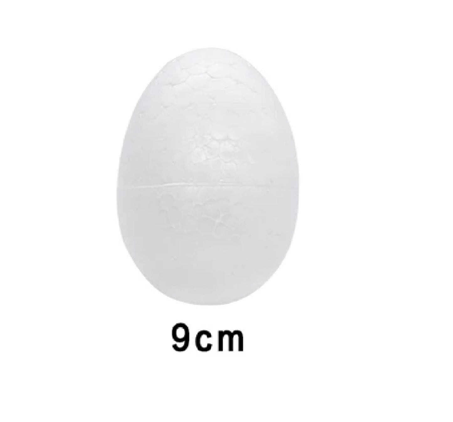 Ovos de isopor em forma de ovo, 20 peças, bolas de espuma de 7cm, ovos de isopor 9cm