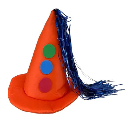 Chapéu De Dublado Colorido Para Fantasia De Palhaço Infantil