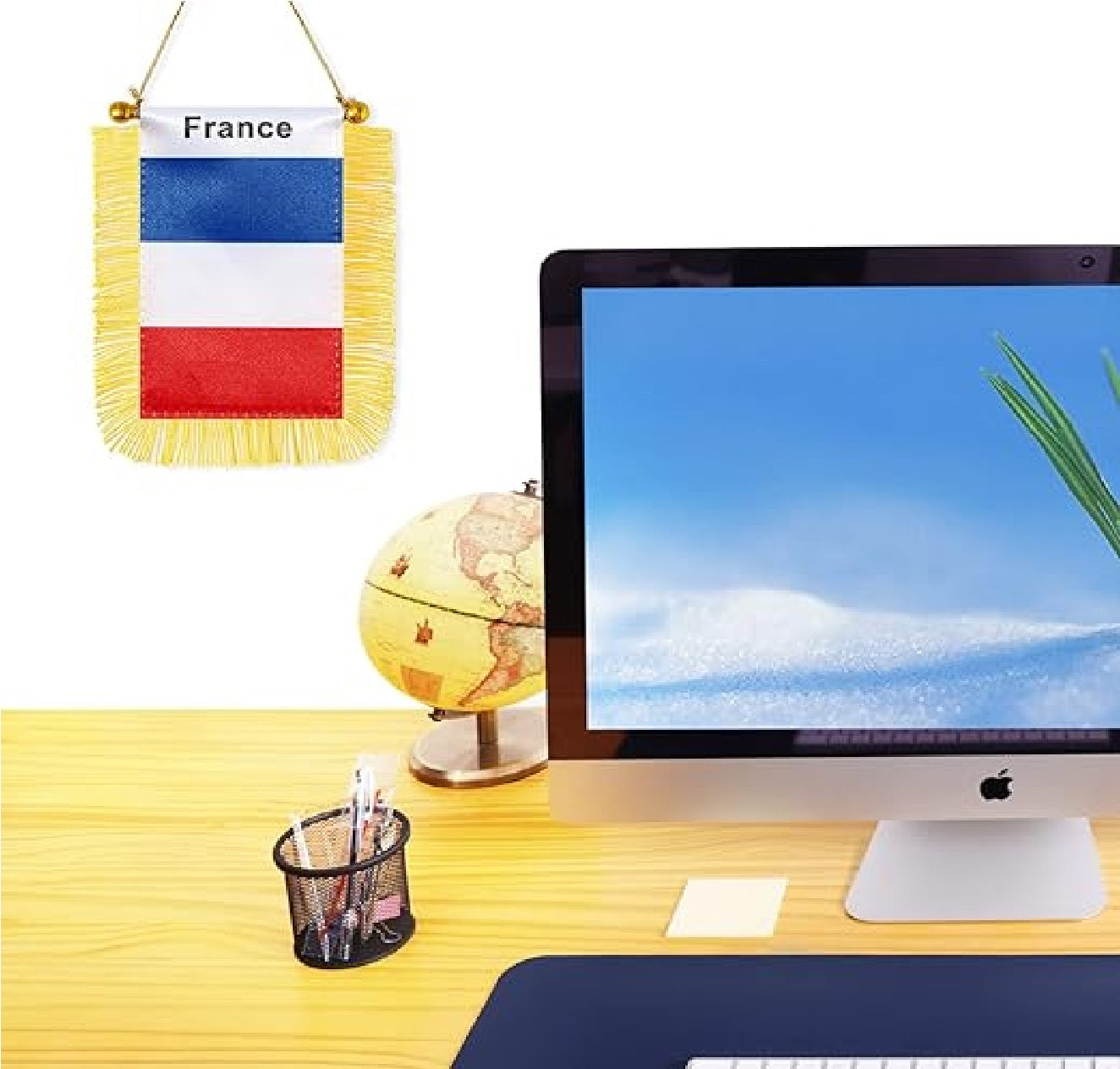 Bandeirinhas Copa do Mundo França Pacote com 1 bandeiras para pendurar da França