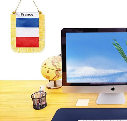 Bandeirinhas Copa do Mundo França Pacote com 1 bandeiras para pendurar da França