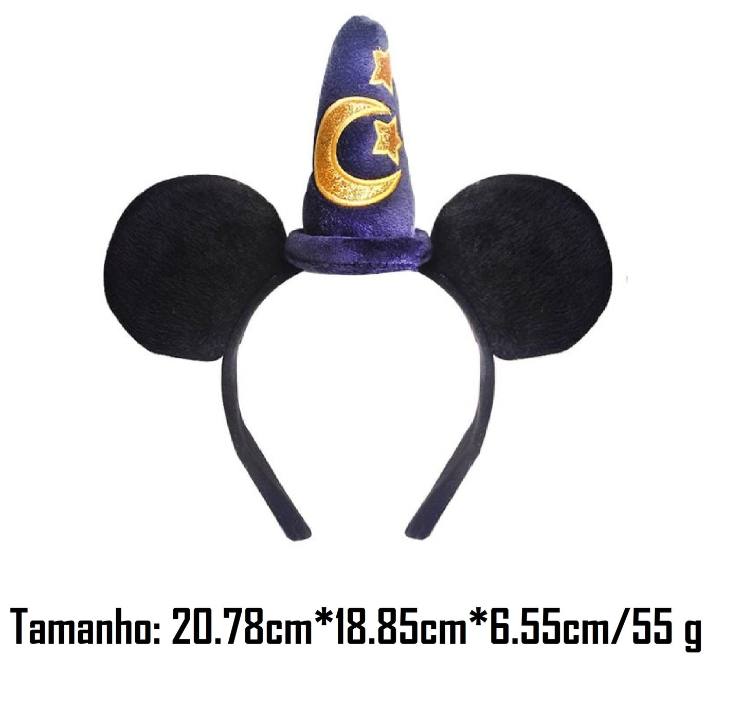 Tiaras Mickey Orelhas de Mickey de feiticeiro, lantejoulas Azul (menino feiticeiro)