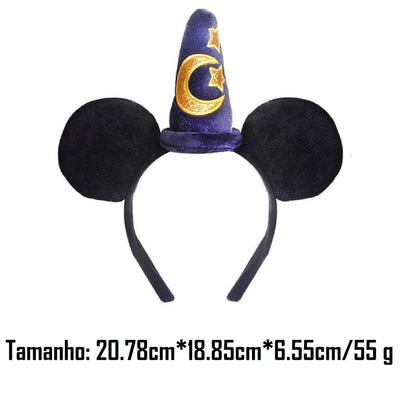 Tiaras Mickey Orelhas de Mickey de feiticeiro, lantejoulas Azul (menino feiticeiro)