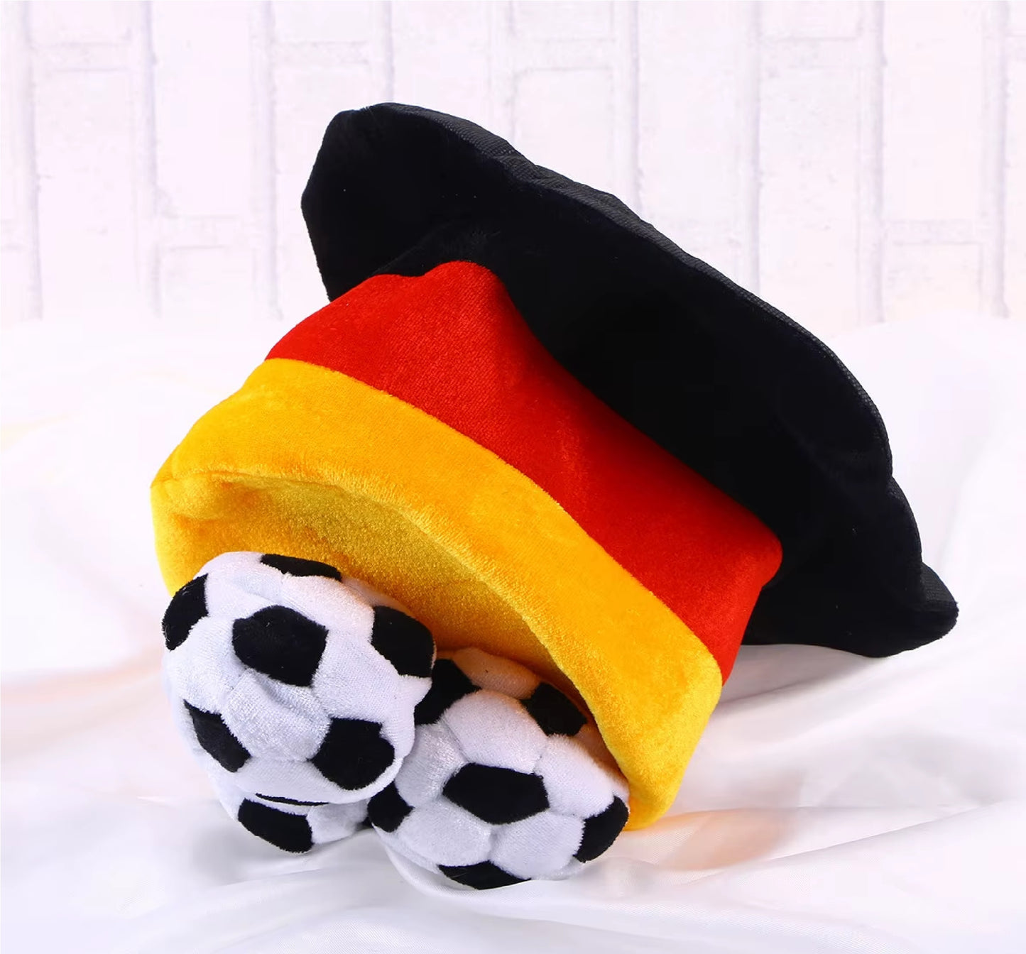 Chapéu de futebol boné de futebol, boné de futebol para copa, competições esportivas