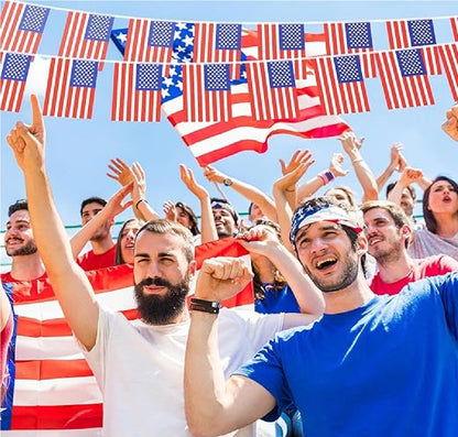 Bandeirinhas Copa do Mundo Americana - 20 peças de bandeiras dos EUA , Esportes
