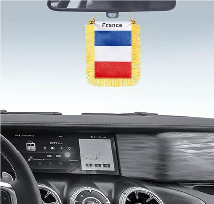 Bandeirinhas Copa do Mundo França Pacote com 1 bandeiras para pendurar da França