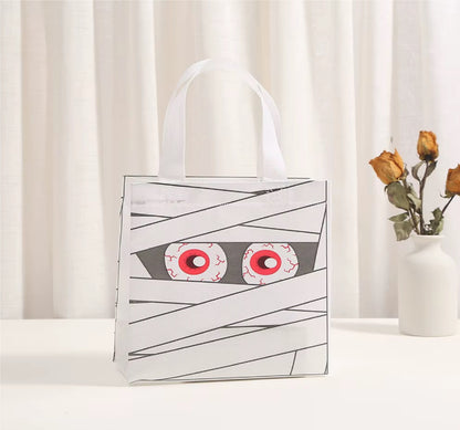 Sacolas de Doces de Halloween Sacolas de Presente Reutilizáveis Gato, Fantasma, Vampiro
