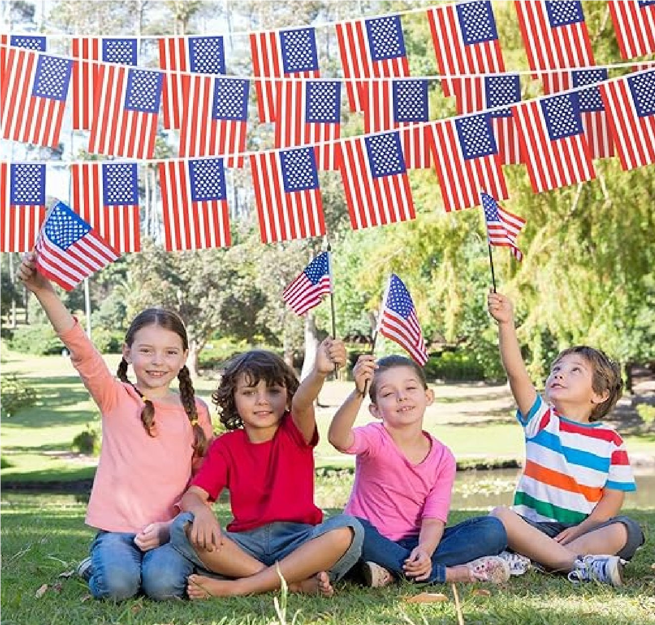 Bandeirinhas Copa do Mundo Americana - 20 peças de bandeiras dos EUA , Esportes