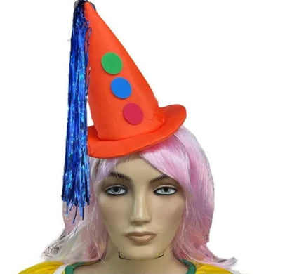 Chapéu De Dublado Colorido Para Fantasia De Palhaço Infantil