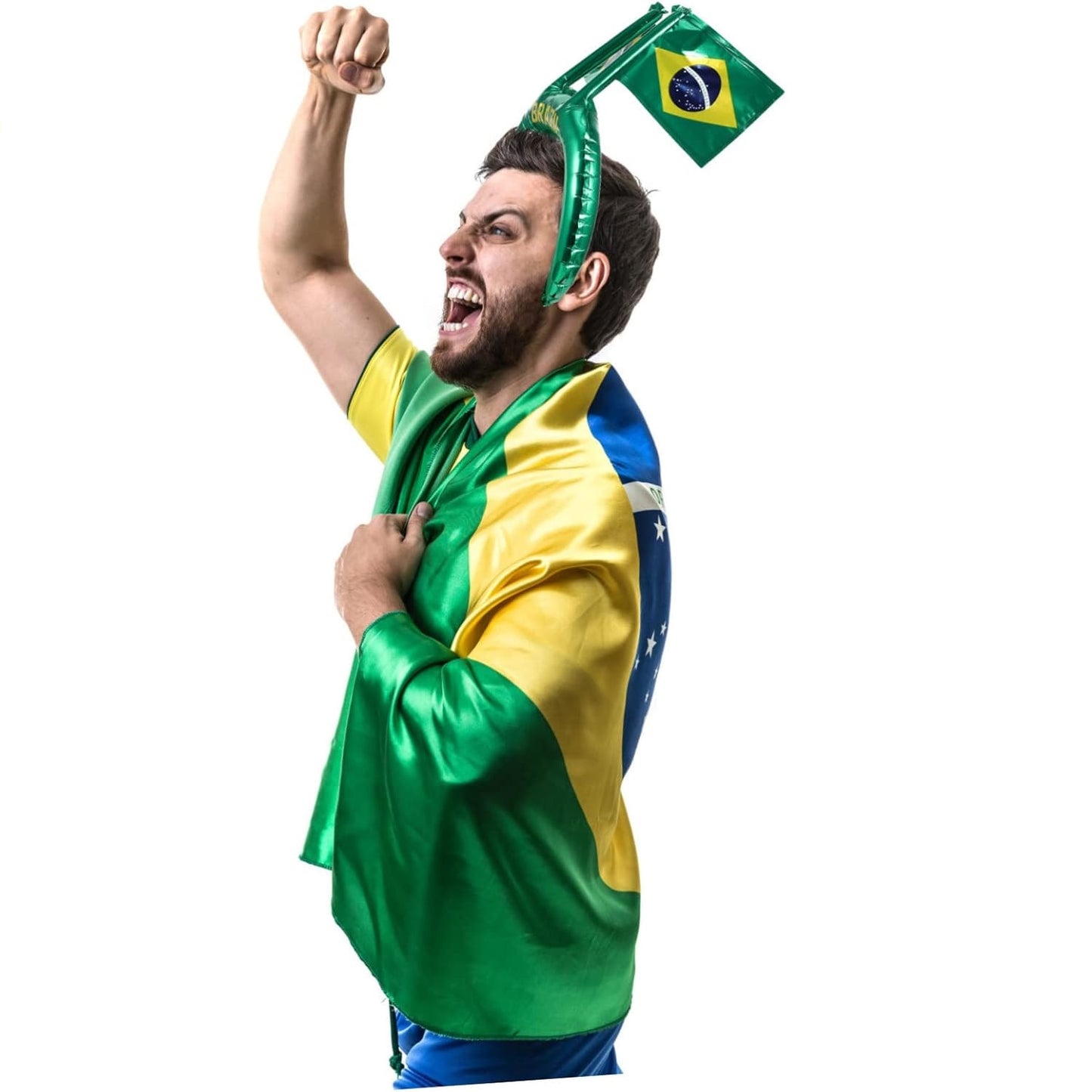 Faixa Copa do Mundo de cabeça com tema de futebol faixa de cabeça para fãs de futebol