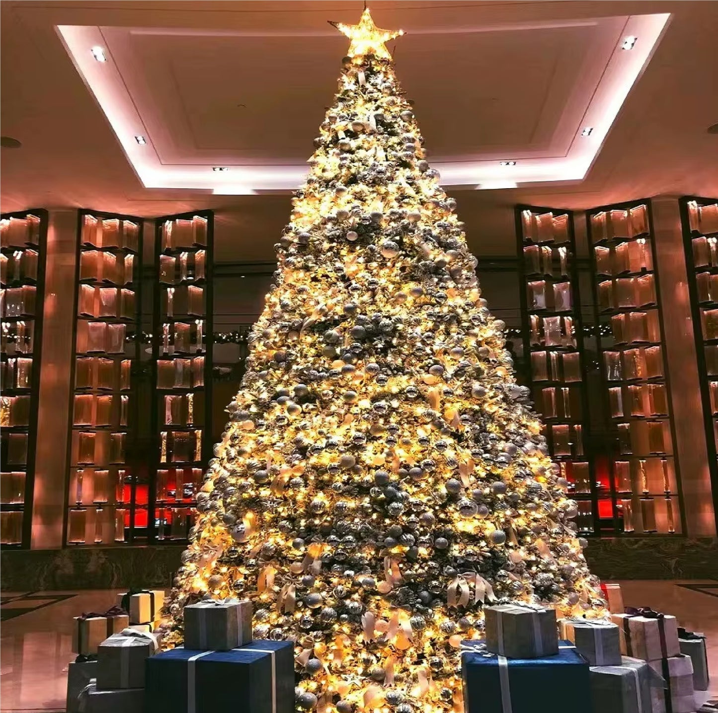 Árvore de Natal para praça ou shopping e árvore de natal de ferro 9 metros