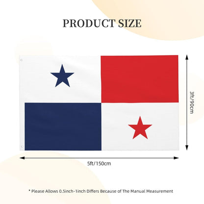 Bandeira do Panamá bandeira Copa do Mundo 7,5 x 12,5 cm bandeira dupla face bandeira