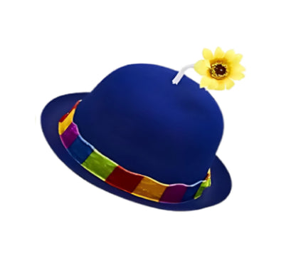 Chapéu de palhaço francês chapéu de palhaço coco com girassol chapéus malucos circo