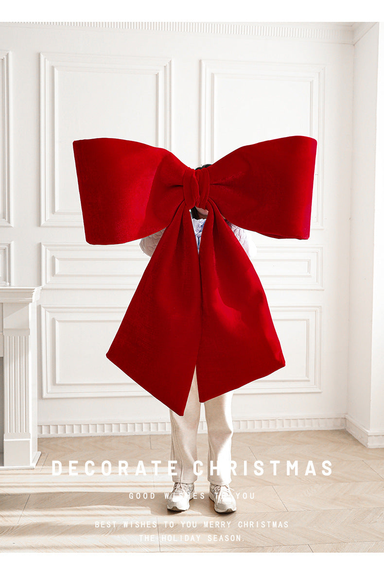 Laço Decorativo de Porta para O Natal, Ideal para a Entrada Shoppings e loja ou Eventos