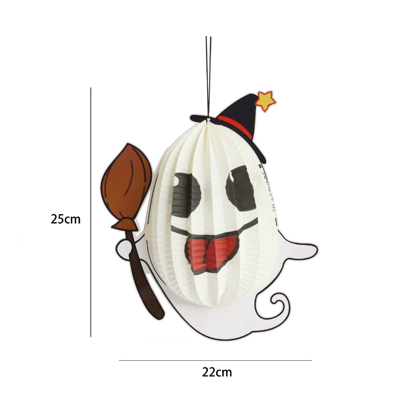 Kit Conjunto de 1 Decoração 3D de Halloween, Criativa, Assustadora, Dobrável Papel Fácil