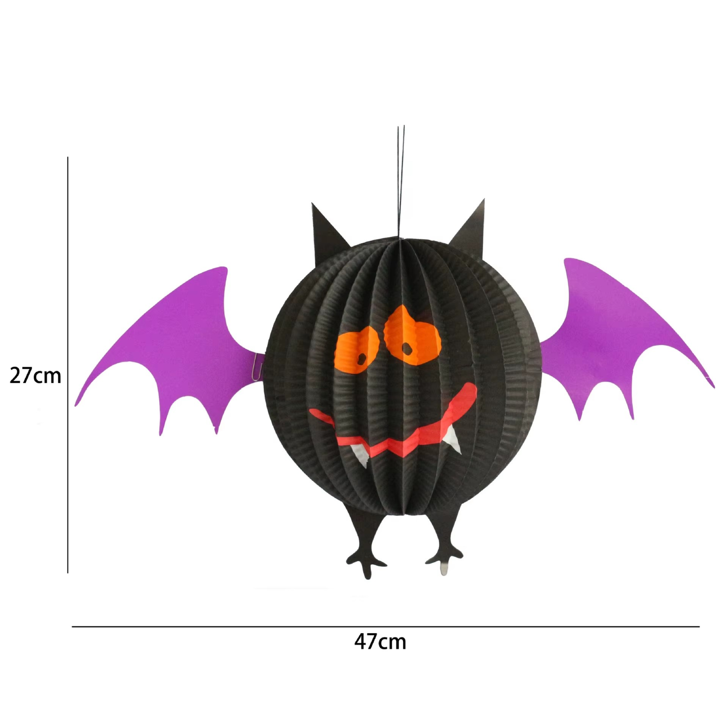 Kit Conjunto de 1 Decoração 3D de Halloween, Criativa, Assustadora, Dobrável Papel Fácil