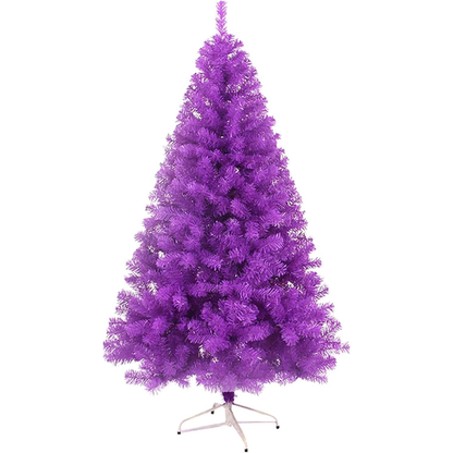 Árvores de Decoração de Árvore de Natal, Árvore de Natal Roxo de 1,8 m Pinheiro de Natal