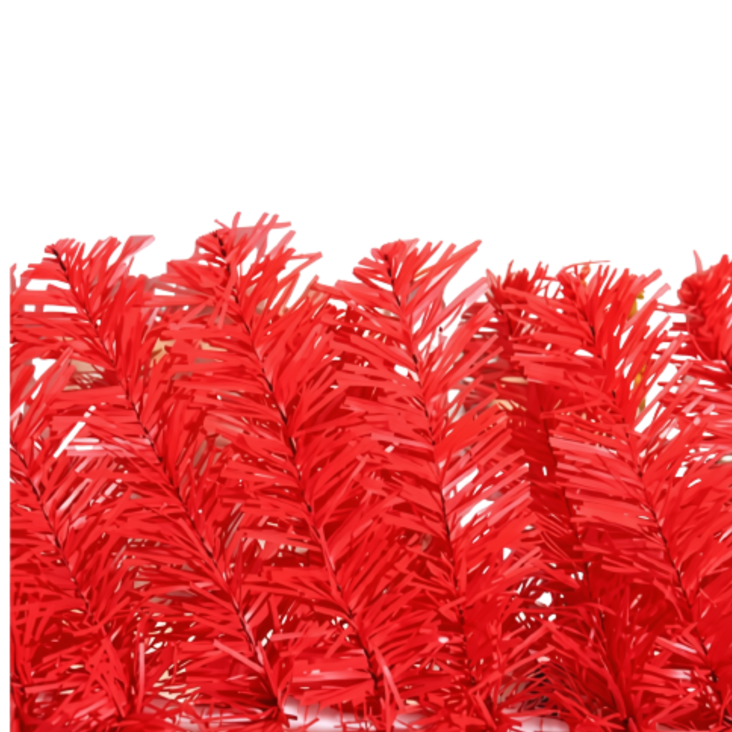 Árvore de Natal Artificial Dourada Vermelho de 120/150/180/210/240cm Perfeita Decoração