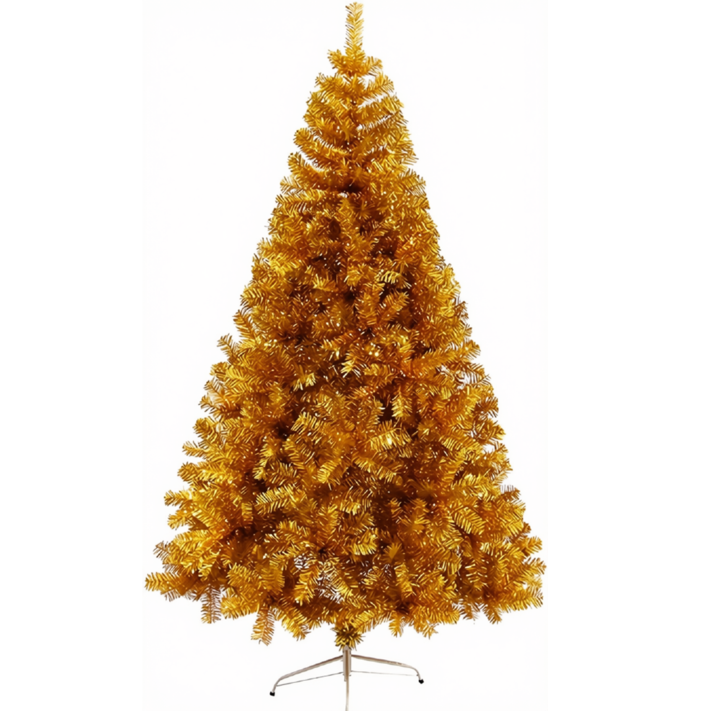 Árvore de Natal Artificial Dourada 120/150/180/210/240cm Árvore Natal Artificial Decorações
