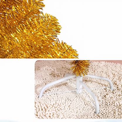 Árvore de Natal Artificial Dourada 120/150/180/210/240cm Árvore Natal Artificial Decorações