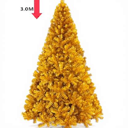 Árvore de Natal Artificial Dourada 120/150/180/210/240cm Árvore Natal Artificial Decorações