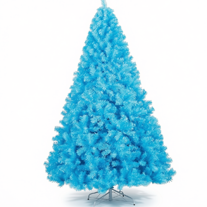 Árvore de Natal Artificial Azul Claro PET+PVC Árvores de Natal Criptografadas Azul Claro