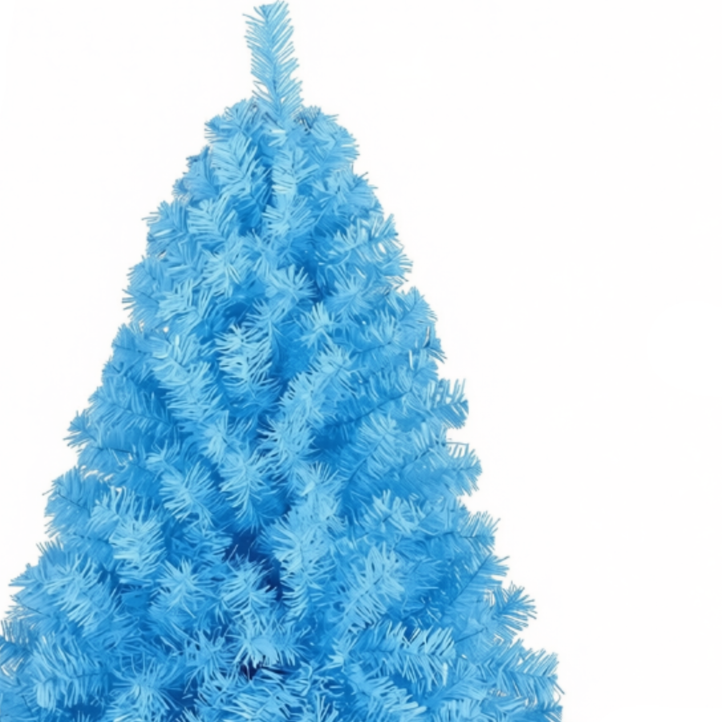 Árvore de Natal Artificial Azul Claro PET+PVC Árvores de Natal Criptografadas Azul Claro