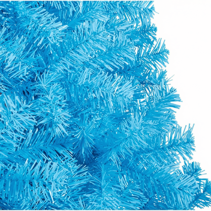 Árvore de Natal Artificial Azul Claro PET+PVC Árvores de Natal Criptografadas Azul Claro